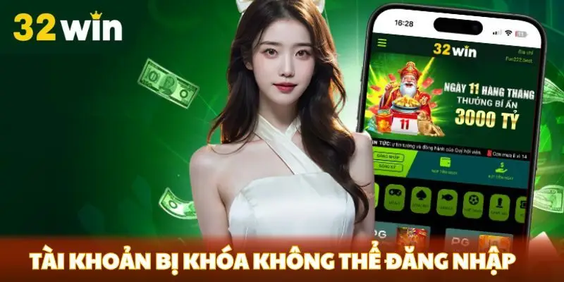 Tài khoản bị khóa không thể đăng nhập
